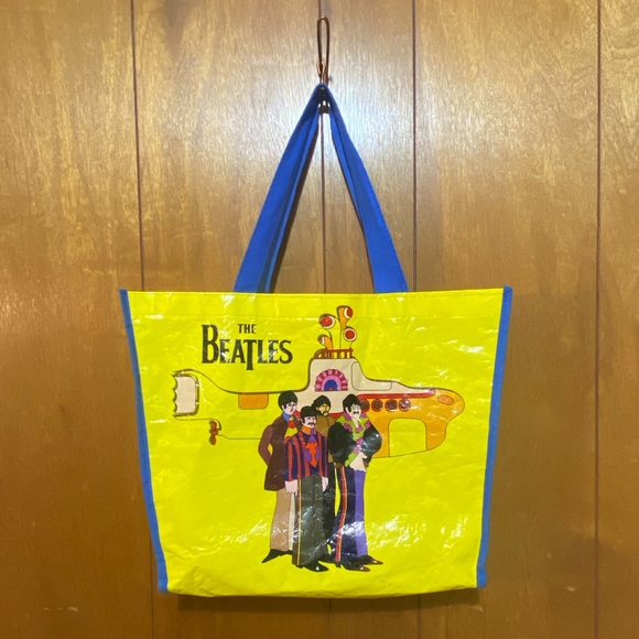 Beatles yellow submarine reusable grocery tote bag - Picture 1 of 1